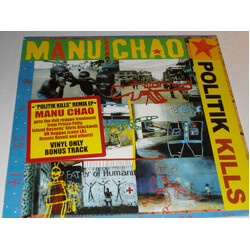 Manu Chao Politik Kills - Remix EP USED VINYL 12INCH