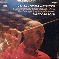 Sir Edward Elgar / Arnold Schoenberg Enigma Variations; Variations, Op. 31 Vinyl LP USED