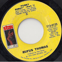 Rufus Thomas Funky Robot USED VINYL 7INCH 45 RPM SINGLE STYRENE