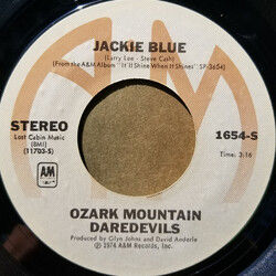 The Ozark Mountain Daredevils Jackie Blue / Better Days USED VINYL 7INCH 45 RPM SINGLE STYRENE STEREO
