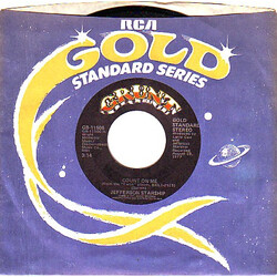 Jefferson Starship Count On Me / Runaway USED VINYL 7INCH 45 RPM REISSUE