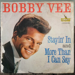 Bobby Vee Stayin' In USED VINYL 7INCH 45 RPM