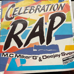 MC Miker G. & DJ Sven Celebration Rap USED VINYL 12INCH 45 RPM
