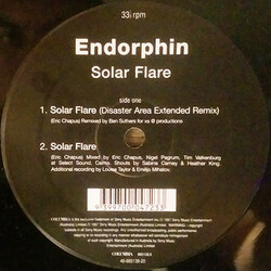 Endorphin (2) Solar Flare USED VINYL 12INCH