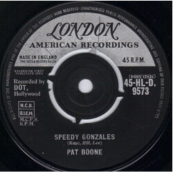 Pat Boone Speedy Gonzales USED VINYL 7INCH 45 RPM SINGLE