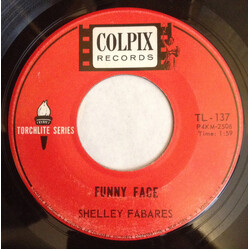 Shelley Fabares Funny Face / Johnny Loves Me USED VINYL 7INCH 45 RPM