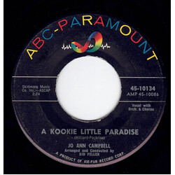 Jo Ann Campbell A Kookie Little Paradise / Bobby, Bobby, Bobby USED VINYL 7INCH 45 RPM