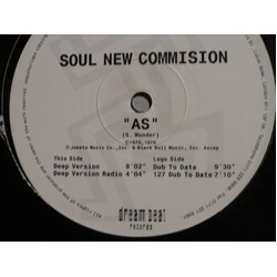 Soul New Commission "As" USED VINYL 12INCH