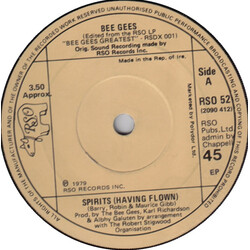 Bee Gees Spirits (Having Flown) USED VINYL 7INCH 45 RPM SINGLE