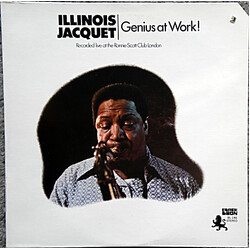 Illinois Jacquet Genius At Work! Vinyl LP USED