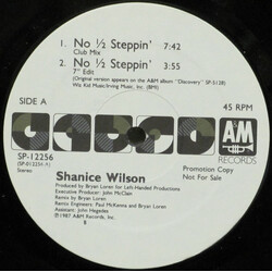 Shanice Wilson No 1/2 Steppin' USED VINYL 12INCH SINGLE PROMO