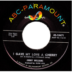 Jimmy Williams (3) I Gave My Love A Cherry USED VINYL 7INCH 45 RPM SINGLE