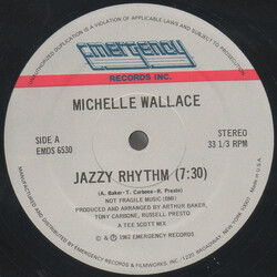 Michelle Wallace Jazzy Rhythm USED VINYL 12INCH 33 S RPM STEREO