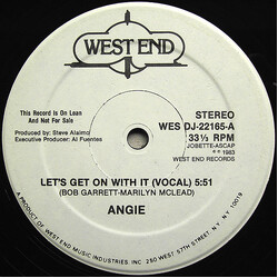 Angie (8) Let's Get On With It Vinyl 12" USED