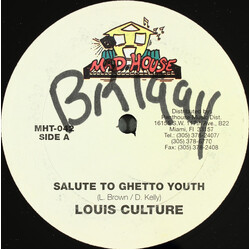 Louie Culture Salute To Ghetto Youth USED VINYL 12INCH SINGLE