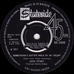 Gene Pitney Something's Gotten Hold Of My Heart USED VINYL 7INCH