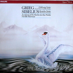 Edvard Grieg / Jean Sibelius / The Academy Of St. Martin-in-the-Fields / Sir Neville Marriner Holberg Suite - Karelia Suite Vinyl LP USED
