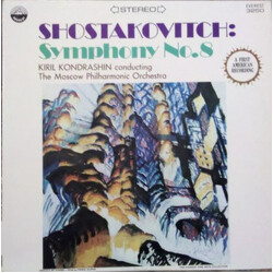 Dmitri Shostakovich / Kiril Kondrashin / Moscow Philharmonic Orchestra Symphony No. 8 Vinyl LP USED