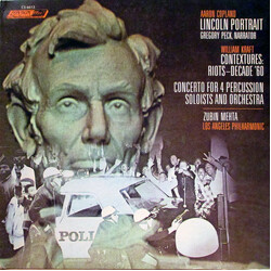 Aaron Copland / William Kraft / Zubin Mehta / Los Angeles Philharmonic Orchestra Lincoln Portrait / Contextures: Riots - Decade '60 / Concerto For 4 P