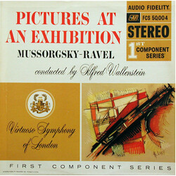 Modest Mussorgsky / Maurice Ravel / Alfred Wallenstein / Virtuoso Symphony Of London Pictures At An Exhibition Vinyl LP USED