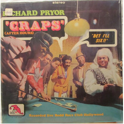 Richard Pryor "CRAPS" - After Hours Vinyl LP USED