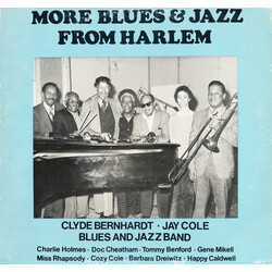 Clyde Bernhardt & Jay Cole Harlem Blues & Jazz Band More Blues & Jazz From Harlem Vinyl LP USED