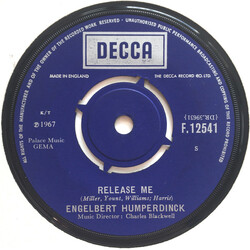 Engelbert Humperdinck Release Me USED VINYL 7INCH 45 RPM SINGLE