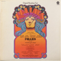 Stephen Sondheim / "Follies" Original Broadway Cast Follies Vinyl LP USED
