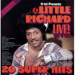 Little Richard K-tel Presents Little Richard Live! 20 Super Hits Vinyl LP USED