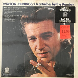 Waylon Jennings Heartaches By The Number And Other Country Favorites Vinyl LP USED