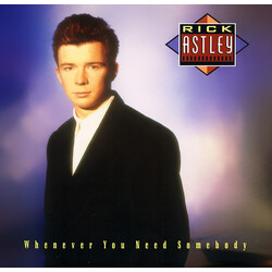 Rick Astley Whenever You Need Somebody Vinyl LP USED
