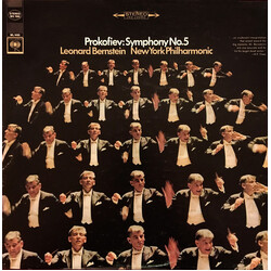 Sergei Prokofiev / Leonard Bernstein / The New York Philharmonic Orchestra Symphony No. 5 Vinyl LP USED