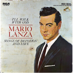 Mario Lanza I'll Walk With God Vinyl LP USED