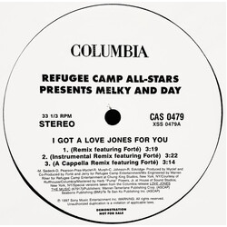 Refugee Camp All Stars / Melky And Day I Got A Love Jones (Remixes) VINYL 12" USED