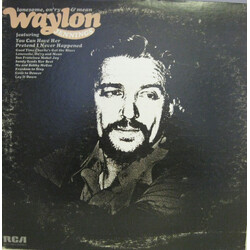 Waylon Jennings Lonesome, On'ry & Mean Vinyl LP USED
