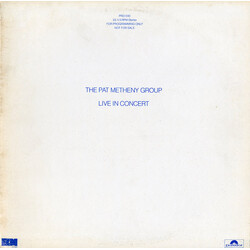 Pat Metheny Group Live In Concert Vinyl LP USED