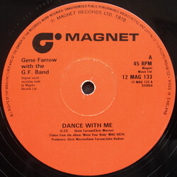 Gene Farrow With G.F. Band Dance With Me / Do It Again USED VINYL 12INCH SINGLE 45 RPM
