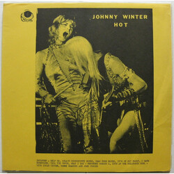 Johnny Winter Hot Vinyl LP USED