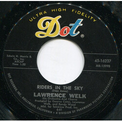 Lawrence Welk And His Orchestra / The Lawrence Welk Choir My Love For You / Riders In The Sky USED VINYL 7INCH 45 RPM STYRENE