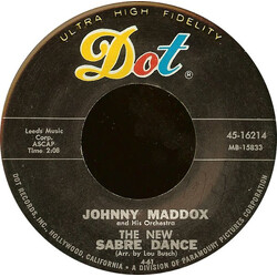 Johnny Maddox And His Orchestra The New Sabre Dance USED VINYL 7INCH 45 RPM