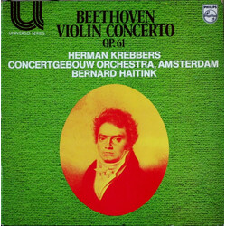Ludwig van Beethoven / Herman Krebbers / Concertgebouworkest / Bernard Haitink Violin Concerto Op. 61 Vinyl LP USED