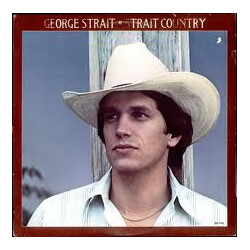 George Strait Strait Country Vinyl LP USED