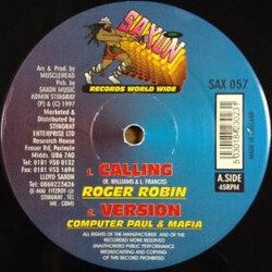 Roger Robin Calling Vinyl 12" USED