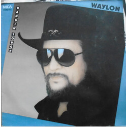 Waylon Jennings Hangin' Tough Vinyl LP USED