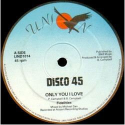 The Fidelities (2) / Evrol Campbell Only You I Love / Hard Time Dub In Achalwa USED VINYL 12INCH 45 RPM