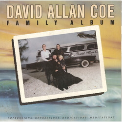 David Allan Coe Family Album Vinyl LP USED