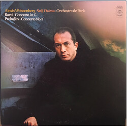 Alexis Weissenberg / Seiji Ozawa / Orchestre De Paris Ravel - Concerto in G / Prokofiev - Concerto No. 3 Vinyl LP USED