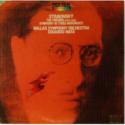 Igor Stravinsky / Dallas Symphony Orchestra / Eduardo Mata The Firebird: Suite (1919) / Symphony In Three Movements Vinyl LP USED