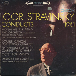 Igor Stravinsky Conducts 1961 Vinyl LP USED