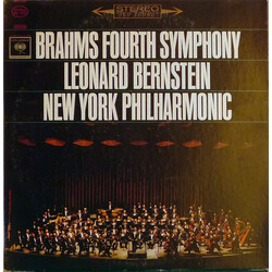 Johannes Brahms / Leonard Bernstein / The New York Philharmonic Orchestra Brahms Fourth Symphony Vinyl LP USED